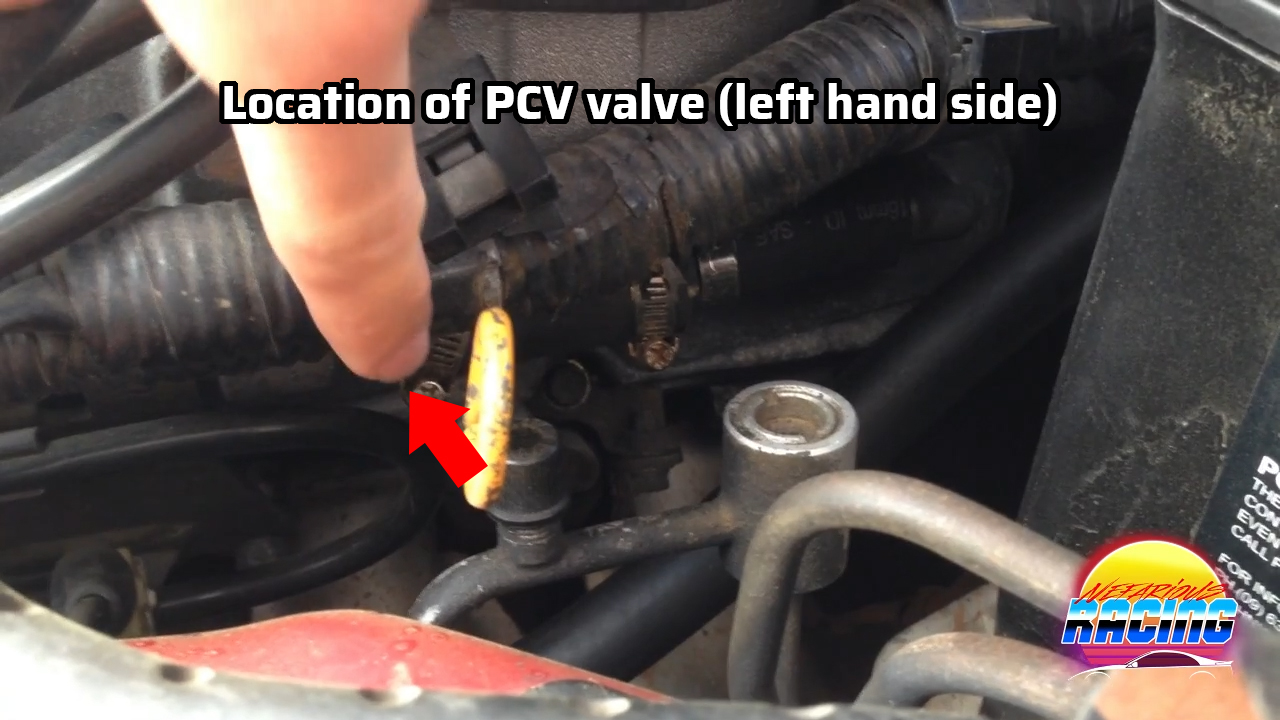 Location of PCV Valves on Nissan 300zx Z32