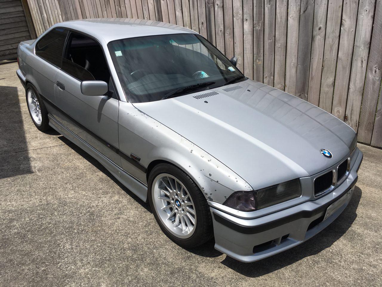 BMW E36 328i With New Wheels And Additions