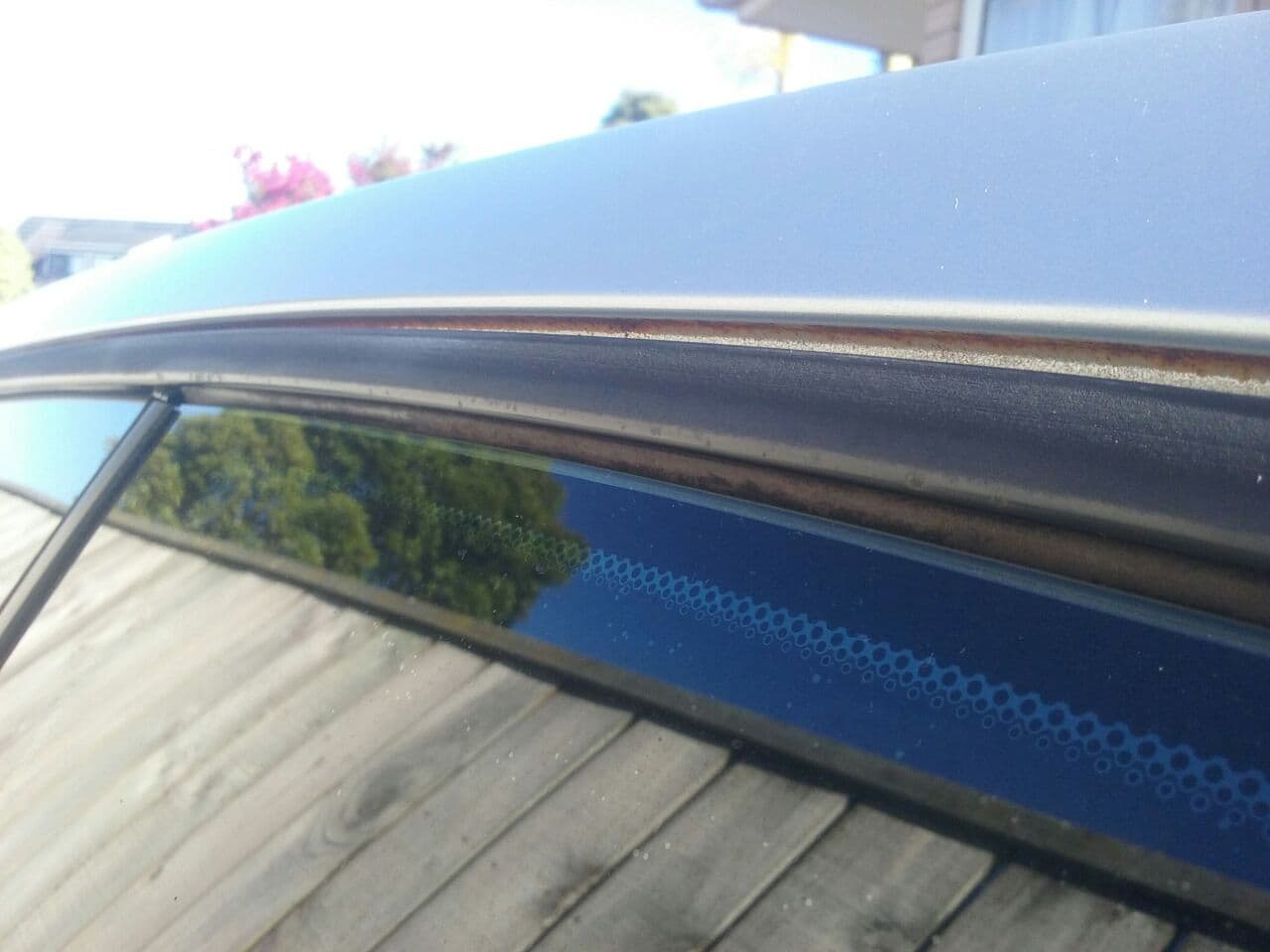 BMW E36 Roof Rust