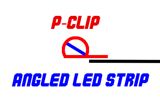Diagram of how to mount underglow with P-clips