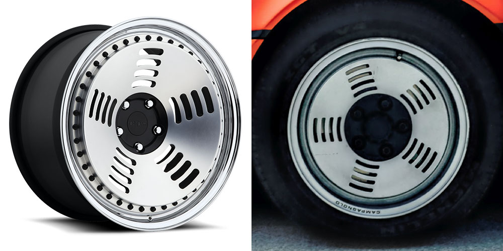 Rotiform BM1 wheels compared to the original BMW M1 wheels