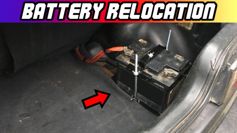 How to relocate your car battery to the trunk