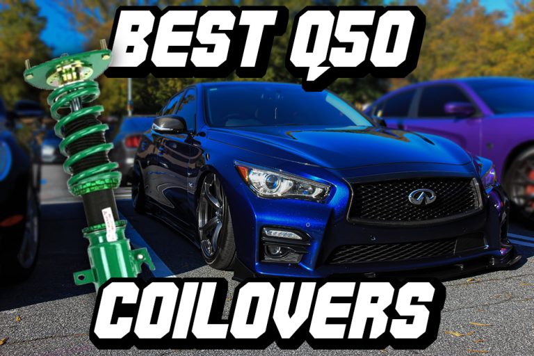 Best Infiniti Q50 coilovers thumbnail with blue Q50