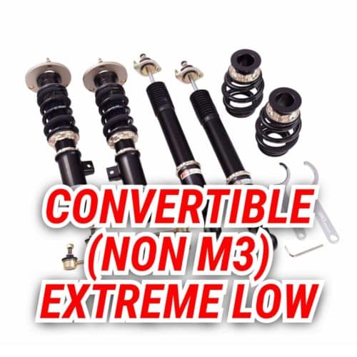 BMW E46 Convertible BC Racing BR Series Extreme Low Coilovers