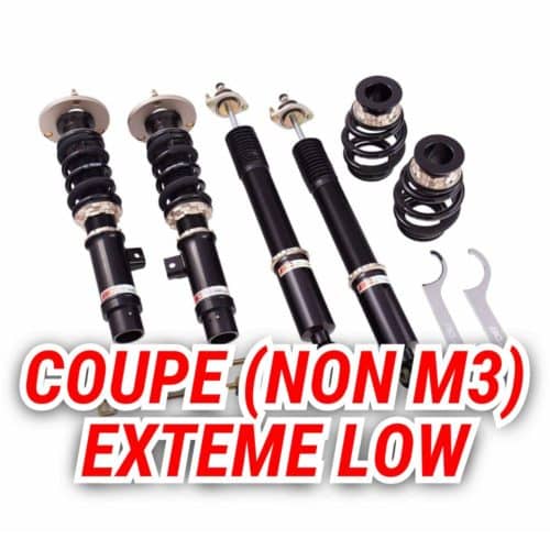 BMW E46 Coupe BC Racing BR Series Extreme Low Coilovers
