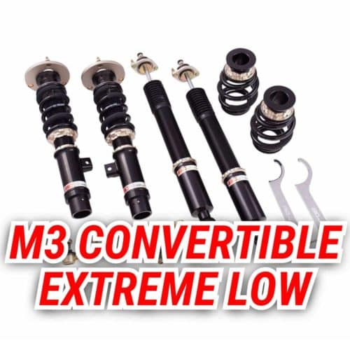 BMW E46 M3 Convertible BC Racing BR Series Extreme Low Coilovers