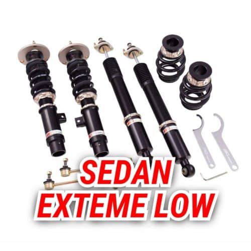 BMW E46 Sedan BC Racing BR Series Extreme Low Coilovers